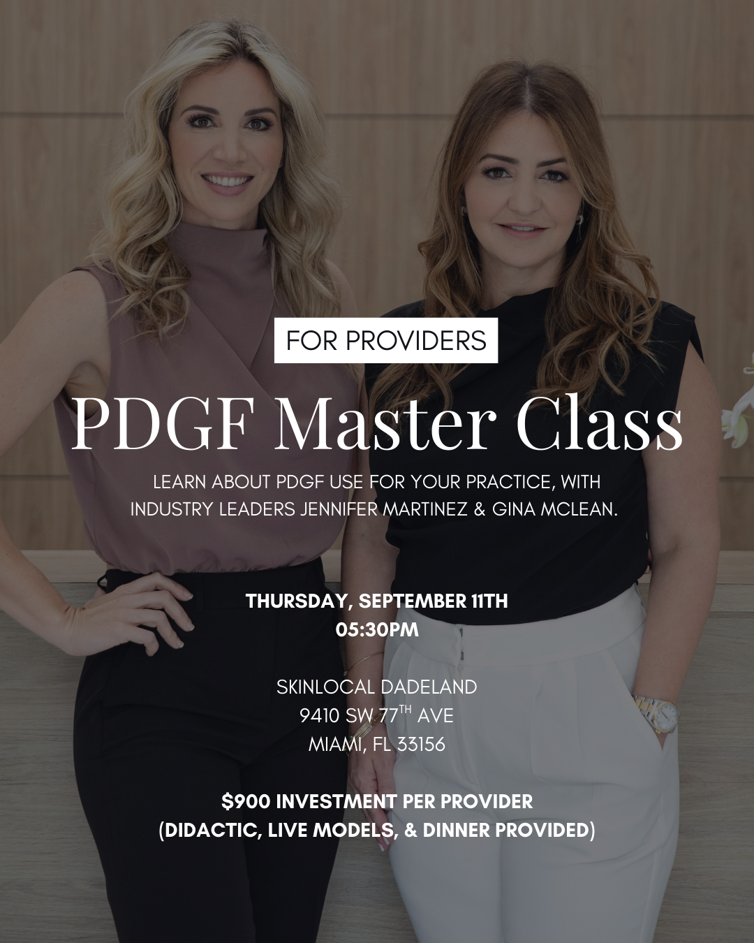 PDGF MASTERCLASS